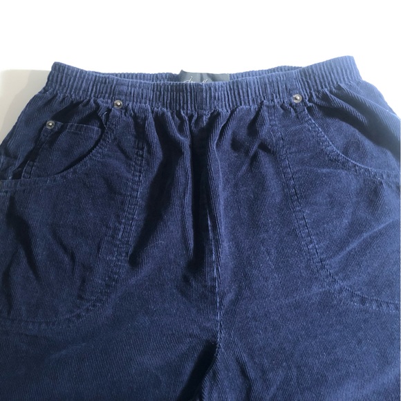 Jeno Newman Corduroy Pull-On Pants Blue Women’s 12 - Picture 3 of 6